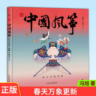 现货正版 中国符号·中国风筝 冯旭著 中国传统文化绘本 儿童图书书 风筝图画经典赏析 高阶彩印映画 原来风筝也可以这么有意思