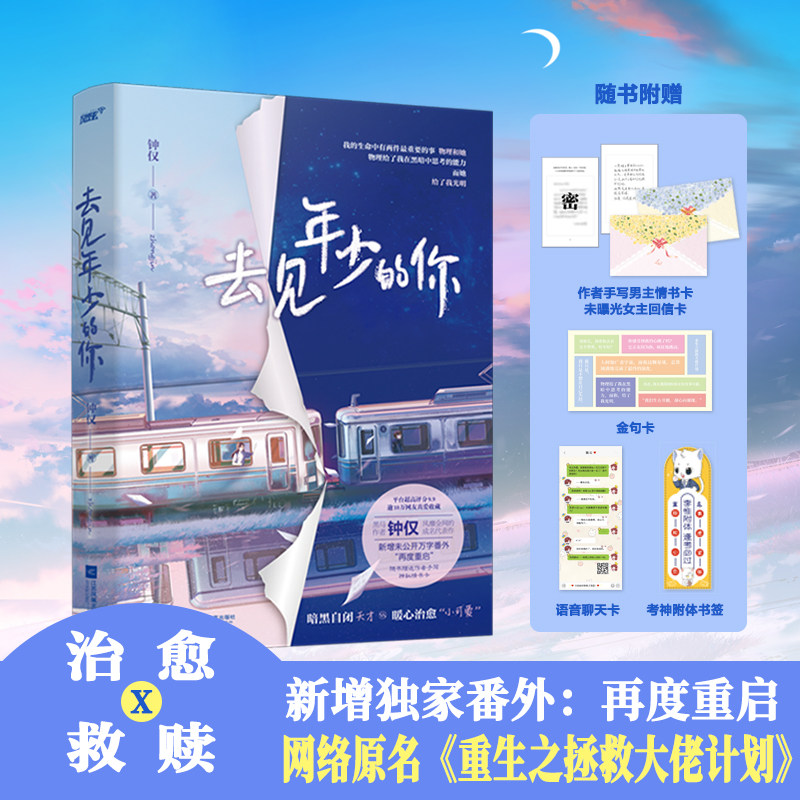 现货正版 去见年少的你 网络原名:重生之大佬拯救计划 钟仅双向救赎校园物理天才女晋江言情小说女生系列实体
