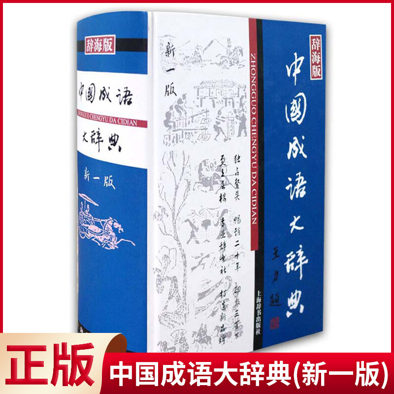 现货正版 中国成语大辞典(新一版)(汉语工具书大系) 中国成语词典 中 小学生适用 汉语词典书籍 王涛 中国文学鉴赏辞典书 上海辞书