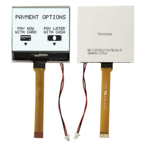 NHD-C160100DIZ-FSW-FBW/NHD-CTP6/NHD-COG14-36