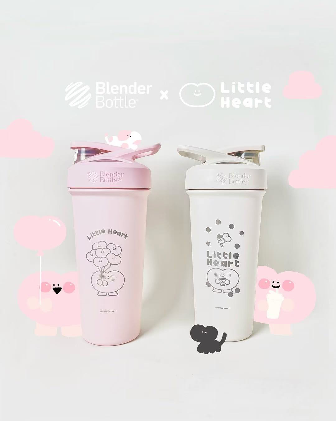 台湾限定小心脏联名款摇摇杯