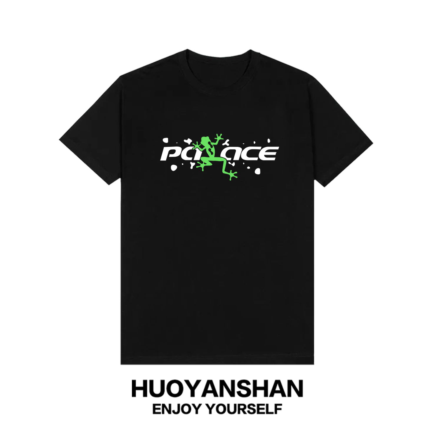 青蛙短袖T恤男女联名pala ce潮牌纯棉宽松情侣夏装动物印花半截袖