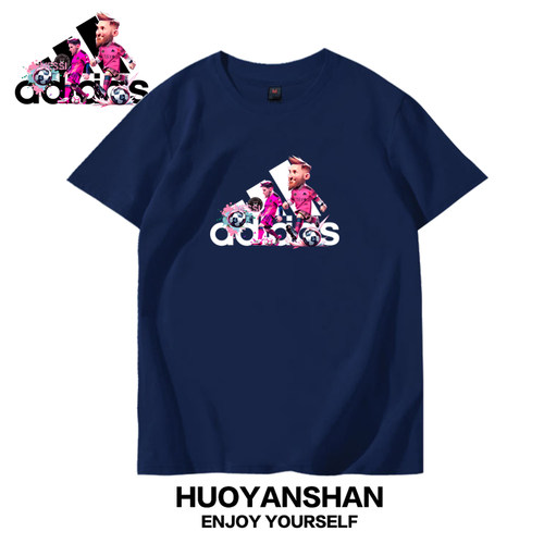 梅西短袖T恤纯棉宽松大码半袖