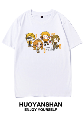 MBTI短袖T恤男女纯棉宽松情侣张16型人格ENTP INFP ISFP宽松半袖