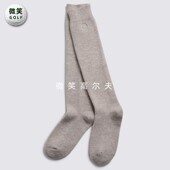 2025秋冬新品 韩国代购 GFORE高尔夫球袜女羊毛保暖及膝高筒运动袜