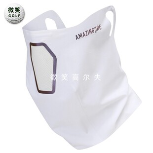 2025夏新品韩国代购amazingcre高尔夫男女防晒透气运动面罩脸罩