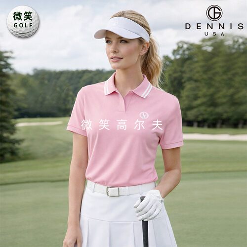 特价2026夏新款韩国代购宽松休闲高尔夫球服女士运动户外短袖T恤