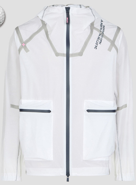 2025夏新品韩国代购GFOR*高尔夫男士连帽轻质防撕裂运动防水雨衣