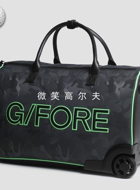 2025春夏新品韩国代购GFOR*高尔夫男士拉杆拖轮运动衣物收纳包