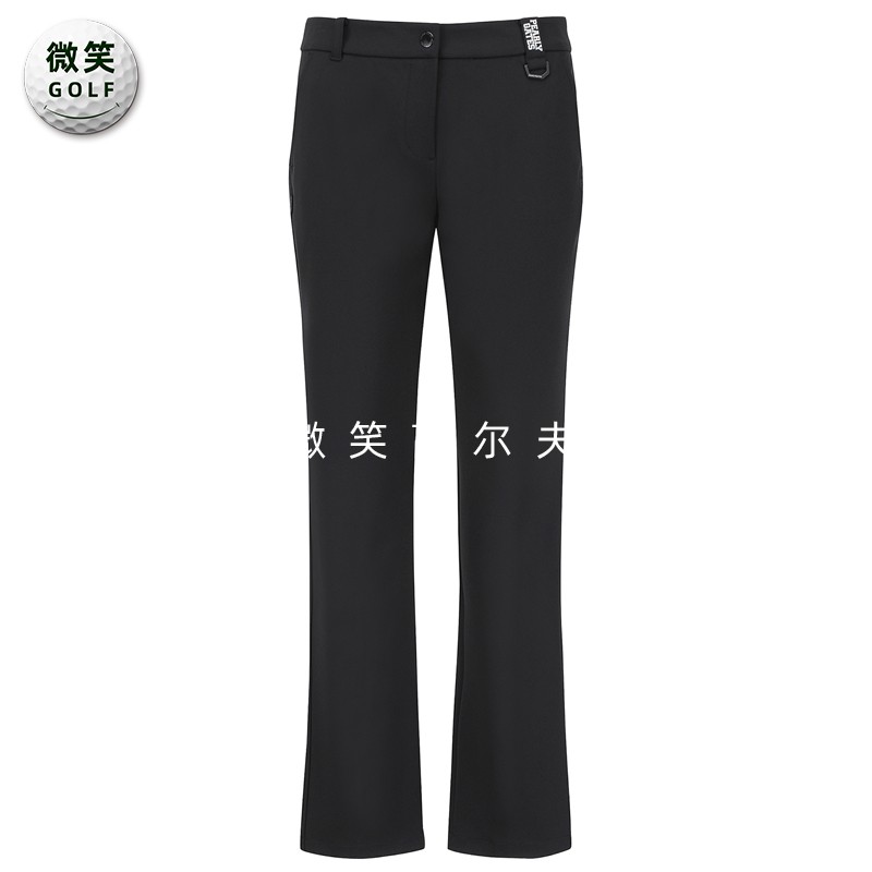 高尔夫球裤女士微喇修身运动长裤