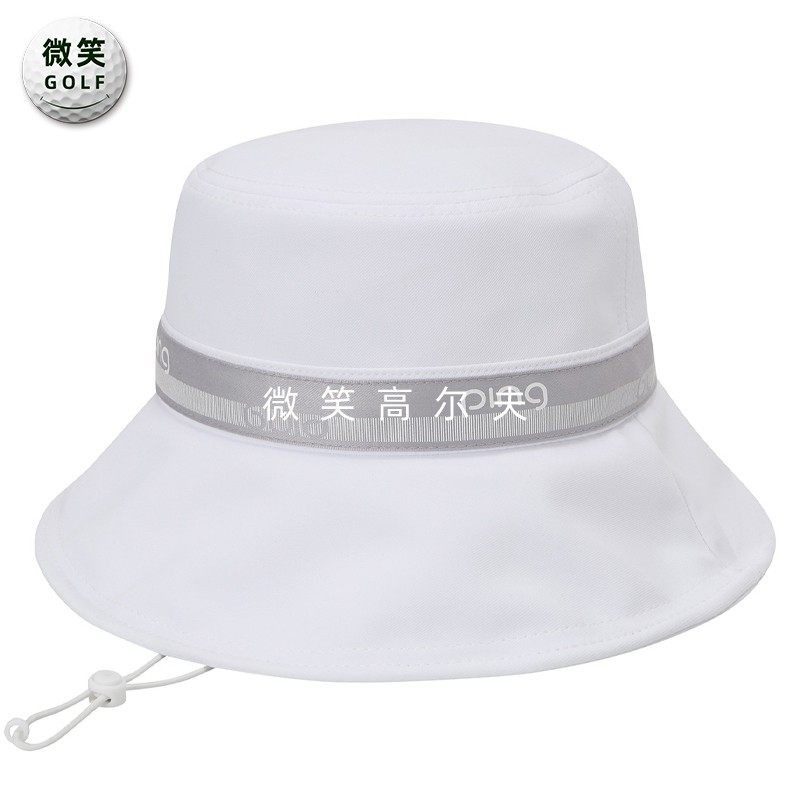 2025秋新品韩国代购PING高尔夫球帽女士条纹遮阳运动渔夫帽水桶帽