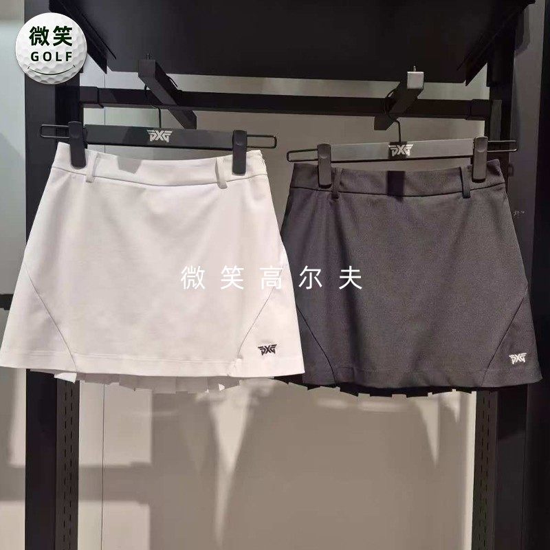 女高尔夫A字母百褶运动半身短裙