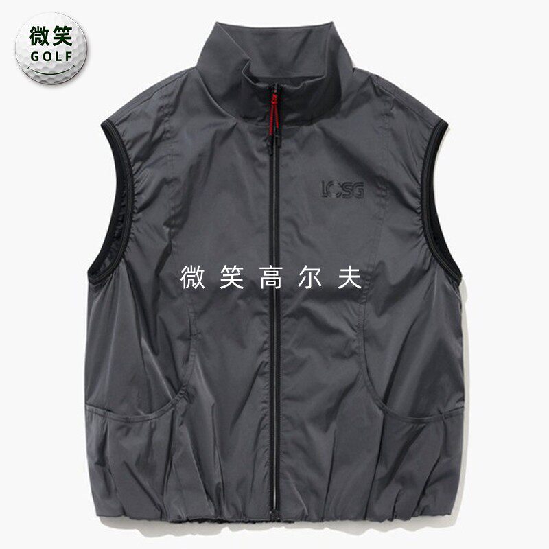 高尔夫女士拉链运动无袖马甲背心