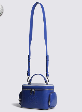 2025早秋新品韩国代购GFOR*女高尔夫珐琅牛皮运动收纳化妆斜挎包