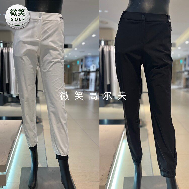 2025春款韩国代购MASTER PG休闲束脚高尔夫球服女士运动长裤GOLF
