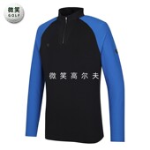 2025秋季 长袖 新款 ELLE半拉链配色高尔夫球服男士 T恤 韩国代购 特价