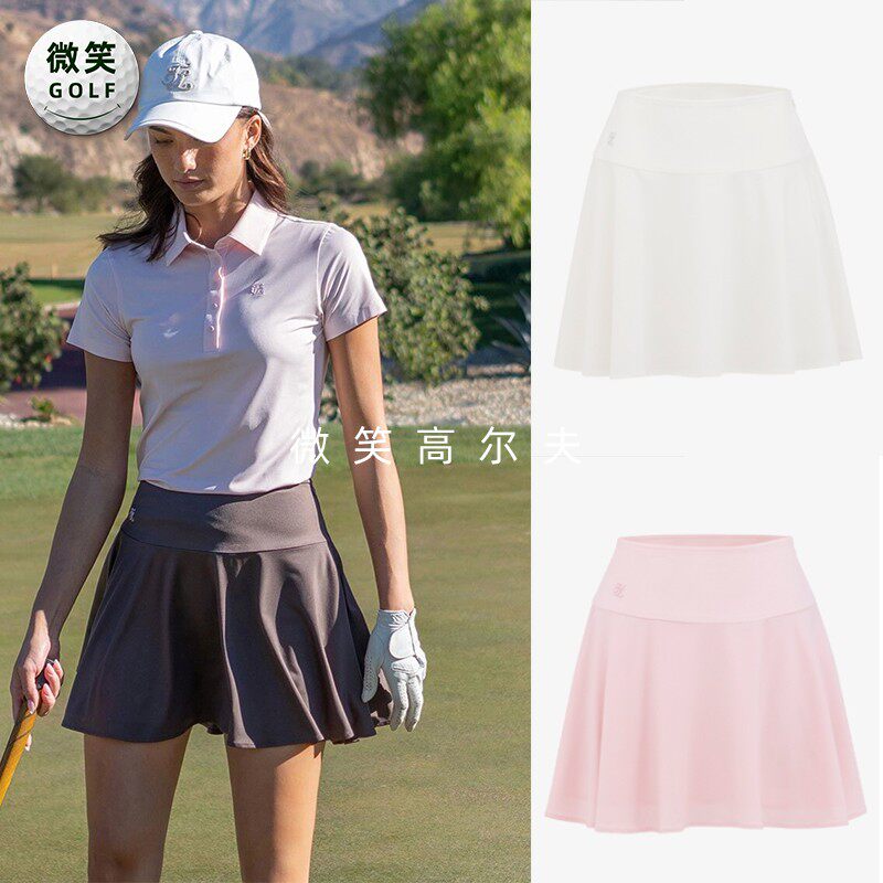 2025夏韩国代购FairLiar防走光高腰高尔夫女士P-line半身短裙GOLF