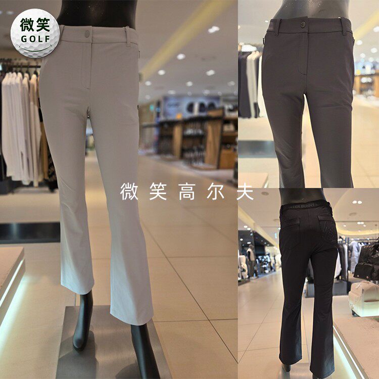 2025春韩国代购MASTER PG松紧带修身高尔夫球服女士运动长裤GOLF