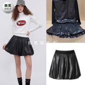 WAAC压花时尚 韩国代购 减龄高尔夫球服女士花苞裙短裙 新款 2026夏季