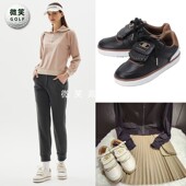 2025春新韩国代购 高尔夫女士流苏系带防滑透气运动鞋 场训鞋 草地鞋