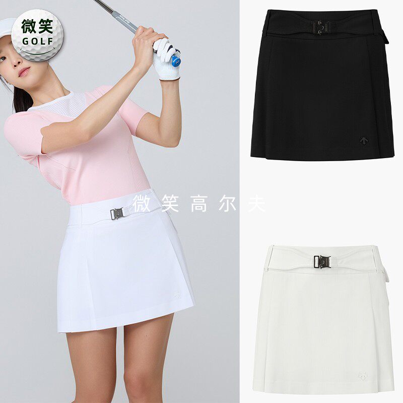 2026夏新款韩国代购A型腰带高尔夫球服女士时尚防走光半身裙短裙