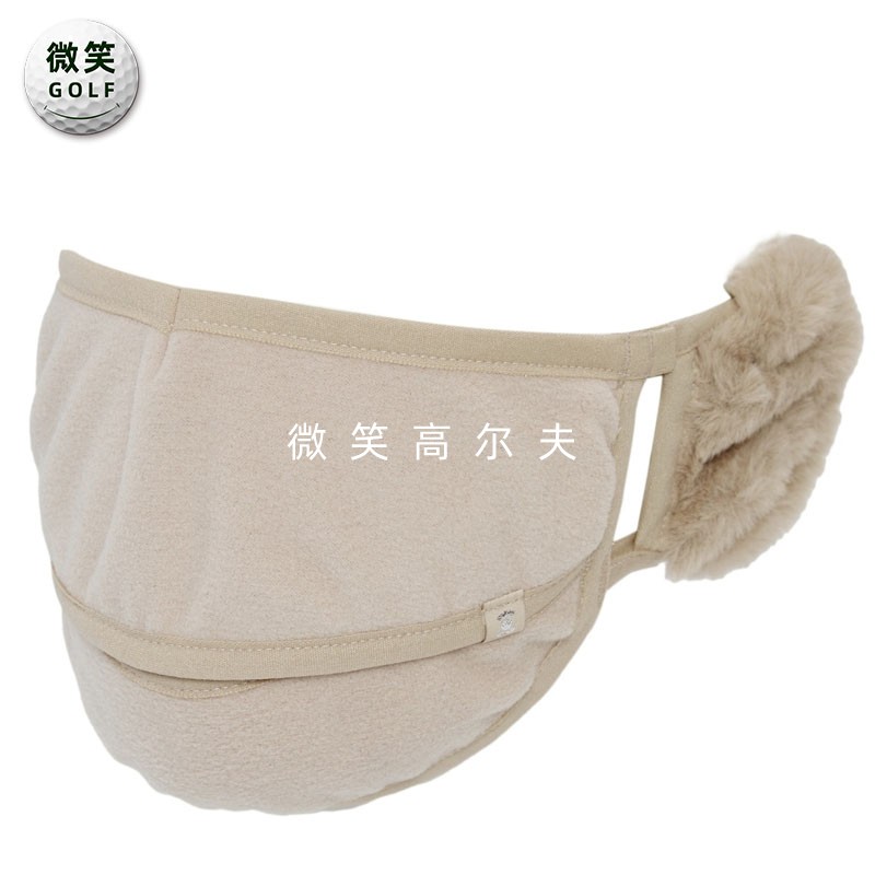 高尔夫女士毛绒保暖一体面罩耳罩