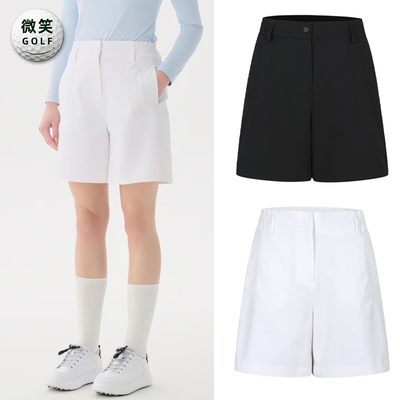 高尔夫球裤女松紧腰百搭运动短裤