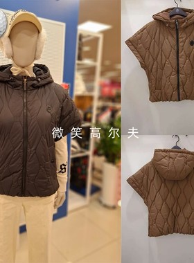 2025冬款韩国代购CASTELBAJAC宽松蝙蝠袖高尔夫球服女士保暖马甲