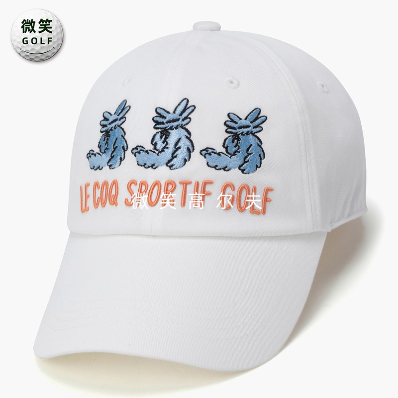 高尔夫女字母图案遮阳运动有顶帽