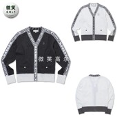 针织开衫 MARKLONA百搭V领高尔夫球服女士经典 韩国代购 2025冬新款