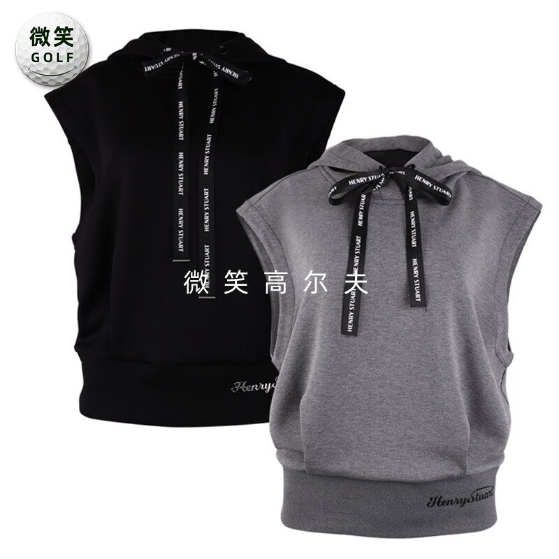 特价2025秋款韩国代购蝴蝶结时尚高尔夫球服女士百搭马甲背心GOLF