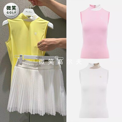 高尔夫服装女士无袖T恤