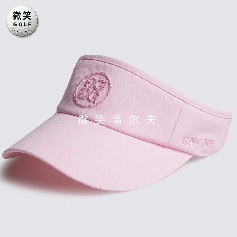 高尔夫球帽刺绣柔软遮阳无顶帽女