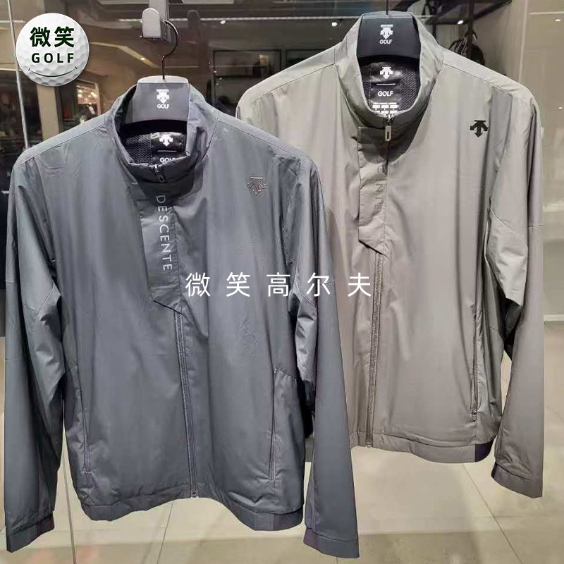 高尔夫男士立领拉链轻质运动外套