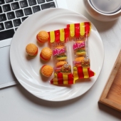 卖萌大叔汉堡橡皮糖果味qq糖凝胶糖果学生奖励零食休闲点心喜糖