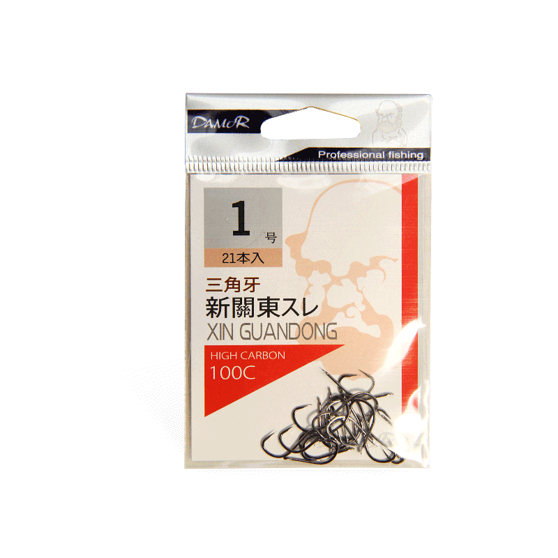 达摩钓具三角牙新关东 无刺鱼钩 钓钩子高碳钢材