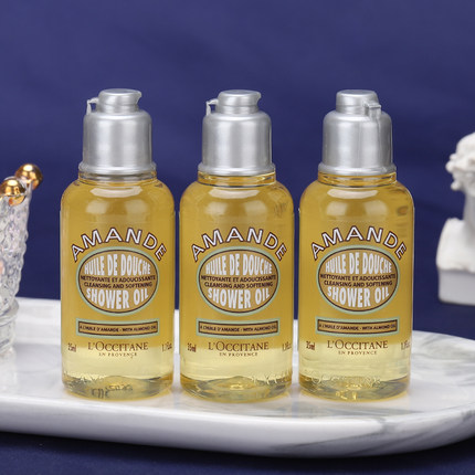 3瓶打包 欧舒丹沐浴油杏仁甜扁桃沐浴露35ml小样 留香持久滋润