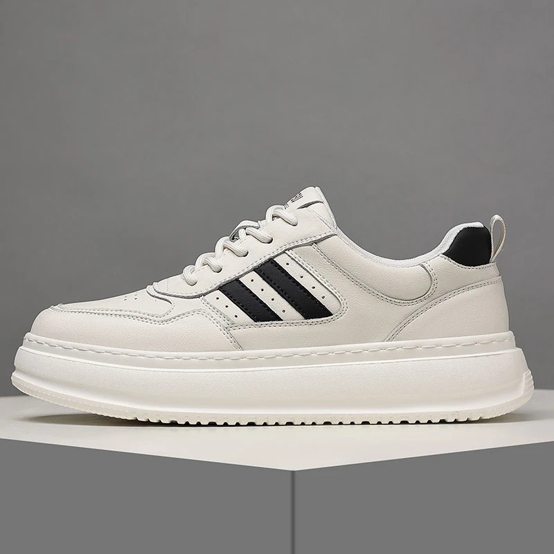 超轻超软发泡底2025春季新款复古真皮运动休闲鞋厚底减震透气男鞋,流行男鞋,休闲板鞋,淘宝优惠券,粉丝福利购,淘宝优惠卷