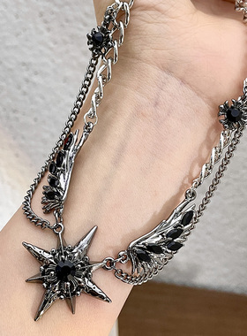 羽翼星芒甜酷辣妹朋克风亚文化