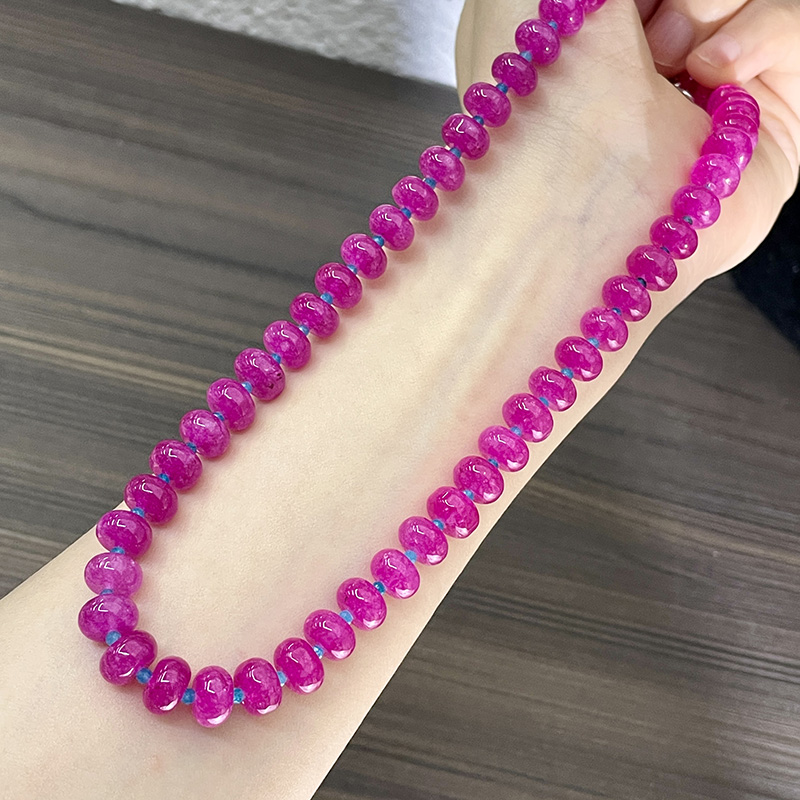 天然石天然石锁骨链女式小众设计