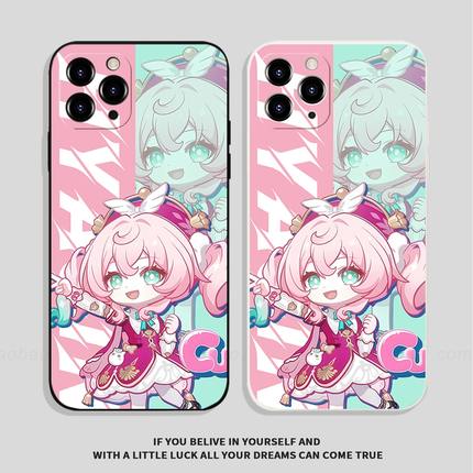 可爱Q版风堇二次元适用华为mate70IQOO13创意苹果17pro红米note14卡通OPPOFindX8荣耀400小米14Pro漫漫手机壳