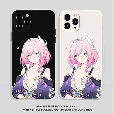 活泼少女昔涟卡通安卓手机壳TPU