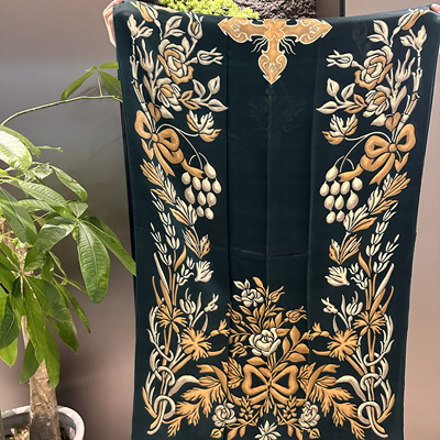 单面品牌素绉缎集合款～100%桑蚕丝真丝丝巾女披肩长巾瑕疵不换