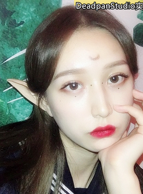 万圣节化妆道具精灵耳朵cos妖精吸血鬼假牙装饰血浆表演天使耳朵