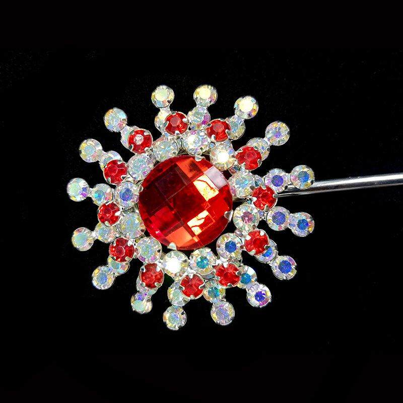 戏曲七星泡子水钻包头头饰京剧粤剧戏剧用品青衣花旦小姐双光头