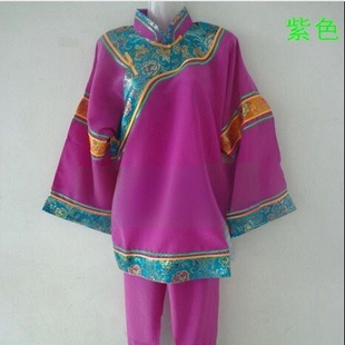 彩旦媒婆丑婆演出衣服戏剧服装戏曲老太婆服装老奶奶服装老旦服