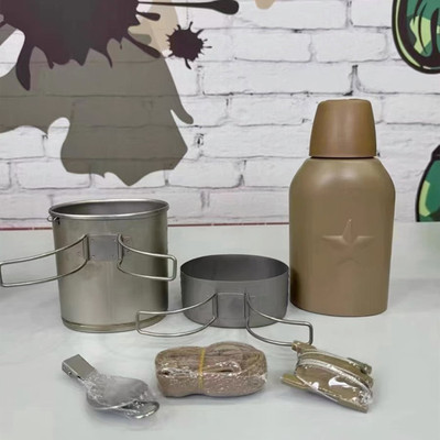 新式钛材质水壶水杯大容量运动保温杯户外便携700ML