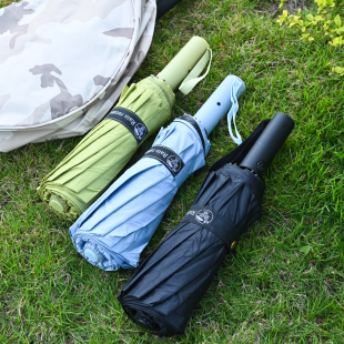 12骨玻纤抗风自动雨伞男女防晒晴雨伞防紫外线遮阳伞黑胶太阳伞