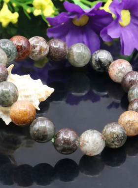 玉石男女款招财转运复古单圈手串