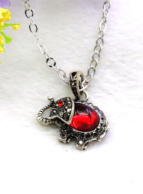 油菜花猫眼石玉石合金链女红项链